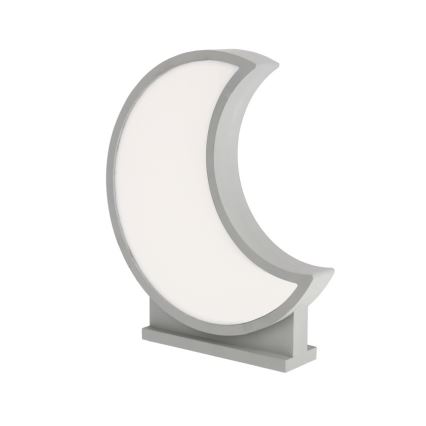 LED Детска маса лампа MOON LED/12W/230V сива