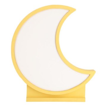 LED Детска маса лампа MOON LED/12W/230V жълта