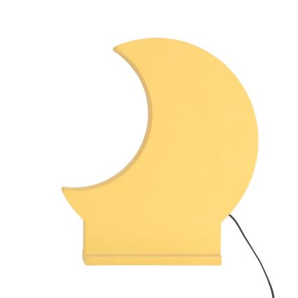 LED Детска маса лампа MOON LED/12W/230V жълта