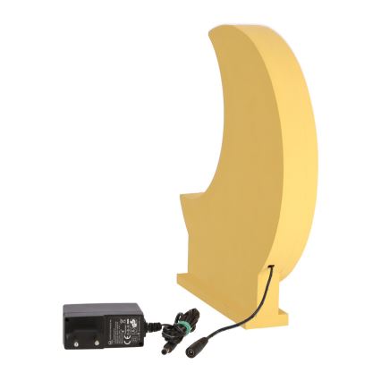 LED Детска маса лампа MOON LED/12W/230V жълта