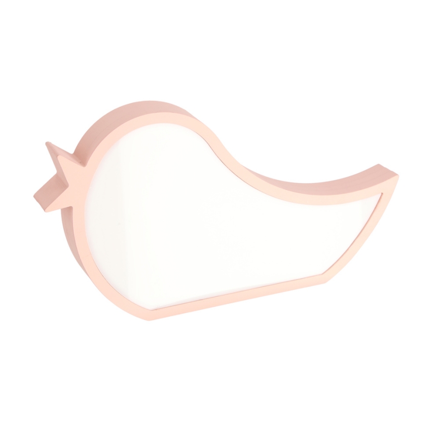 LED Детска настолна лампа BIRD LED/12W/230V розова