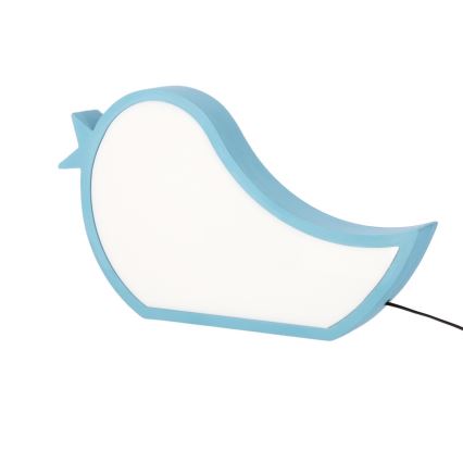 LED детска настолна лампа BIRD LED/12W/230V синя