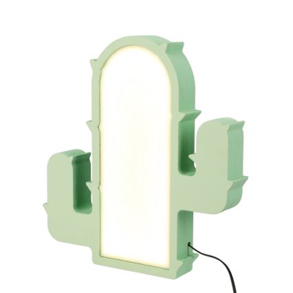 LED Детска настолна лампа CACTUS LED/10W/230V зелена