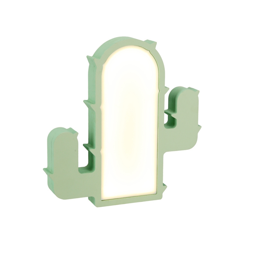 LED Детска настолна лампа CACTUS LED/10W/230V зелена
