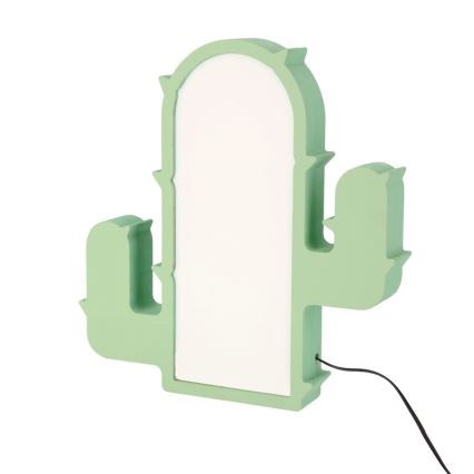 LED Детска настолна лампа CACTUS LED/10W/230V зелена