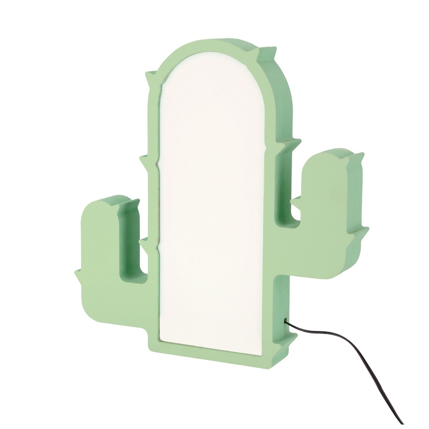 LED Детска настолна лампа CACTUS LED/10W/230V зелена