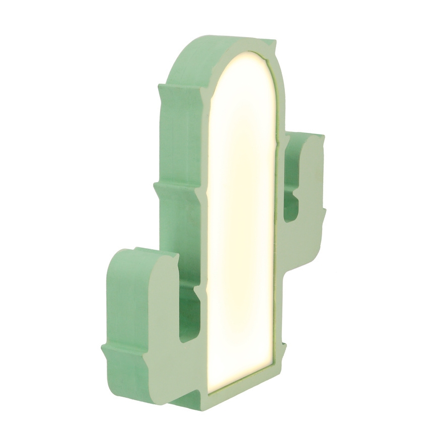 LED Детска настолна лампа CACTUS LED/10W/230V зелена