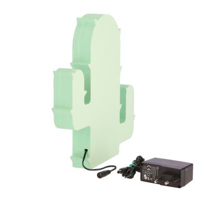 LED Детска настолна лампа CACTUS LED/10W/230V зелена