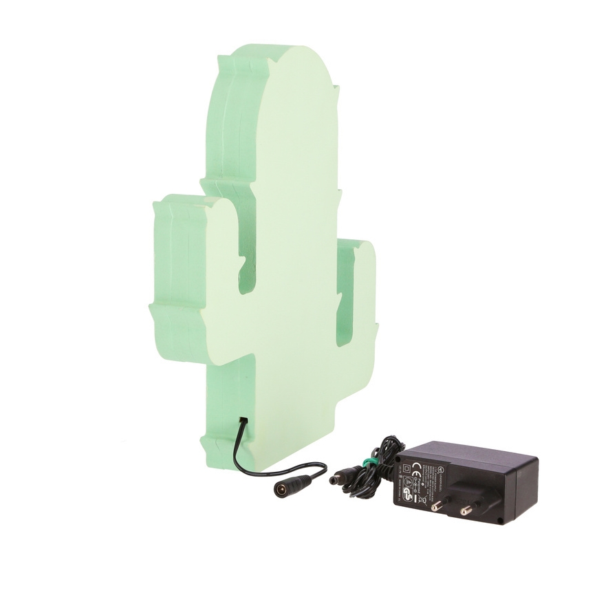 LED Детска настолна лампа CACTUS LED/10W/230V зелена