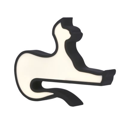 LED детска настолна лампа CAT LED/13W/230V черна