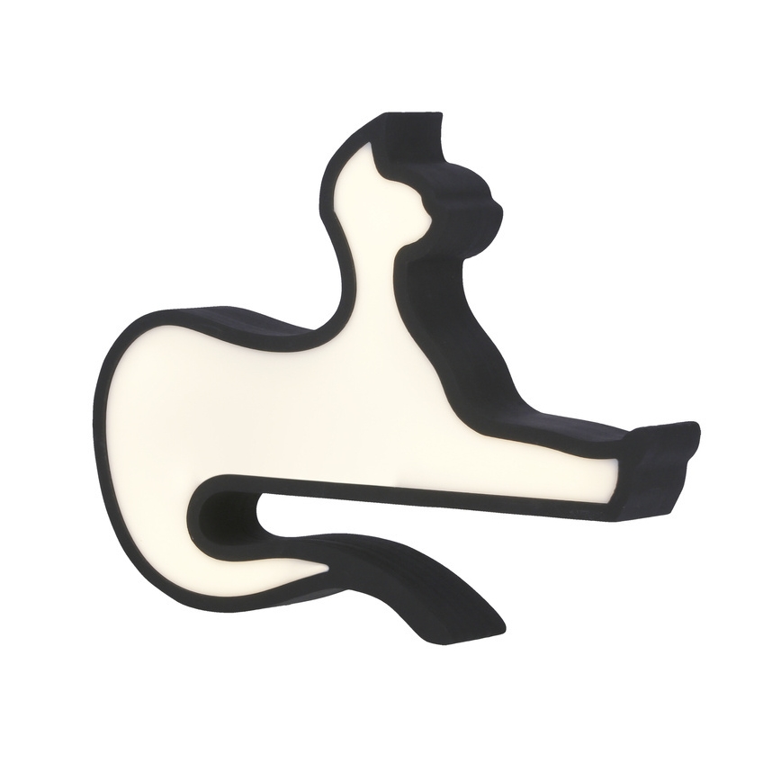 LED детска настолна лампа CAT LED/13W/230V черна