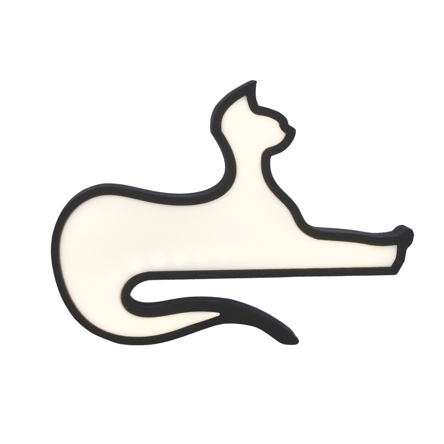 LED детска настолна лампа CAT LED/13W/230V черна