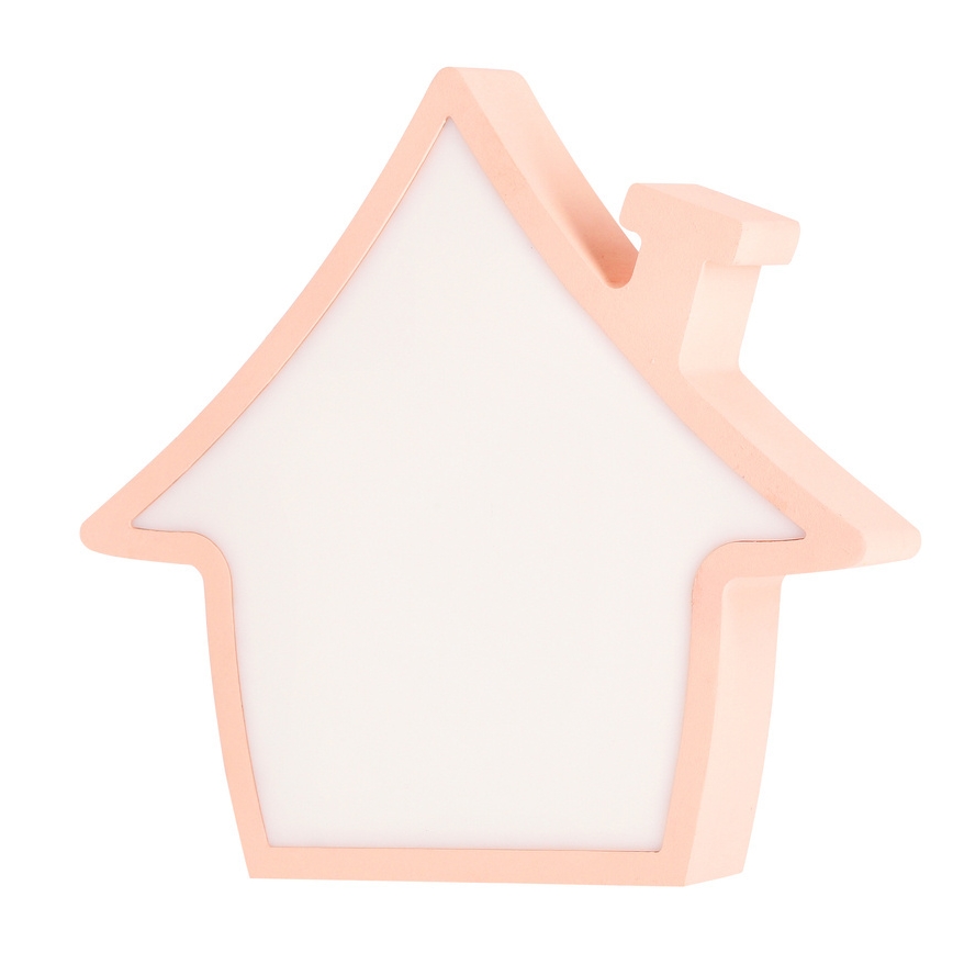 LED Детска настолна лампа HOUSE LED/10W/230V розова