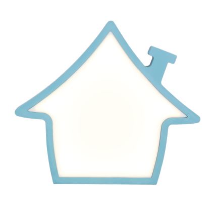 LED детска настолна лампа HOUSE LED/10W/230V синя