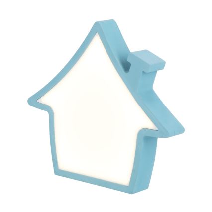 LED детска настолна лампа HOUSE LED/10W/230V синя