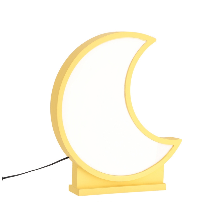 LED детска настолна лампа MOON LED/12W/230V жълта