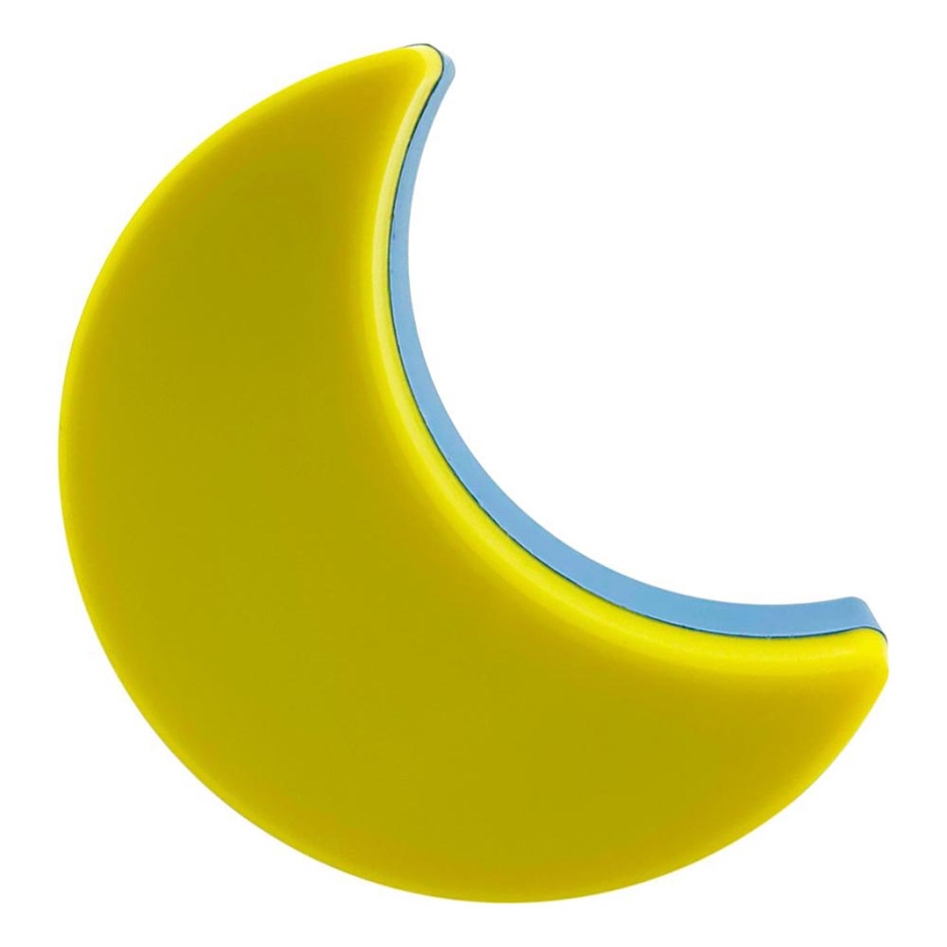 LED Детска нощна лампа със сензор за здрач LED/0,5W/230V луна
