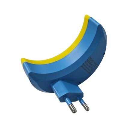 LED Детска нощна лампа със сензор за здрач LED/0,5W/230V луна