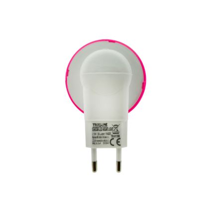 LED Детска нощна лампа със сензор за здрач LED/0,5W/230V мухоморка
