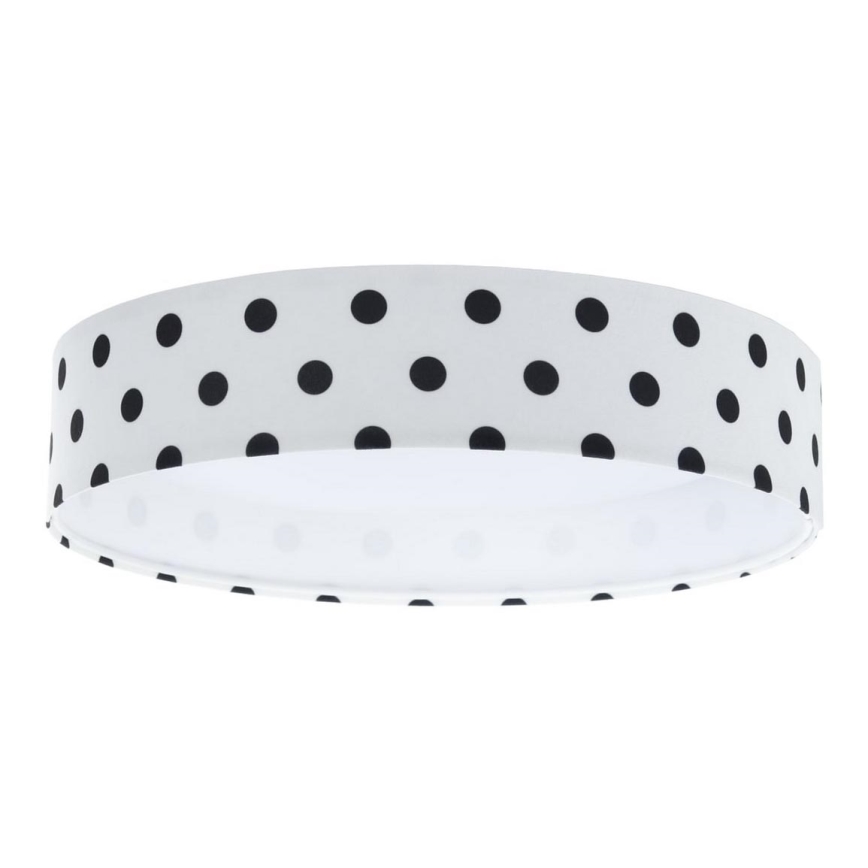 LED Детска плафониера GALAXY KIDS LED/24W/230V точки бяла/черна