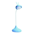 LED Детска сензорна лампа RABBIT LED/0,4W/5V 3000/6500K синя + USB