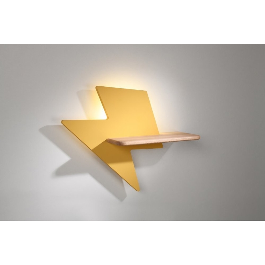 LED Детски аплик с рафт LIGHTNING LED/4W/230V