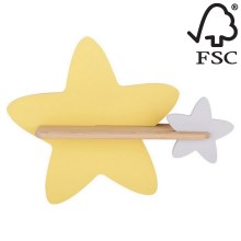 LED Детски аплик с рафт STAR LED/5W/230V - FSC сертифициран