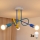 LED Детски полилей за повърхностен монтаж OXFORD 3xE27/15W/230V