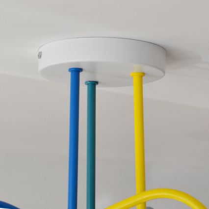 LED Детски полилей за повърхностен монтаж OXFORD 3xE27/15W/230V