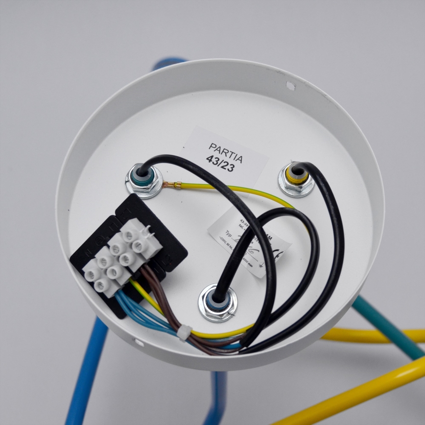 LED Детски полилей за повърхностен монтаж OXFORD 3xE27/15W/230V