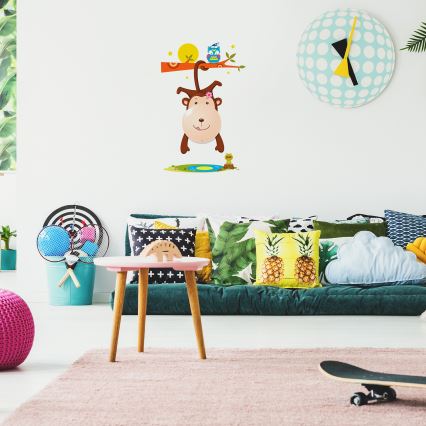 LED детско стенно осветително тяло MONKEY LED/0,6W/3xAAA