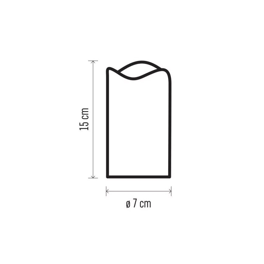 LED Декоративен проектор LED/3xAAA звезди топло бяло