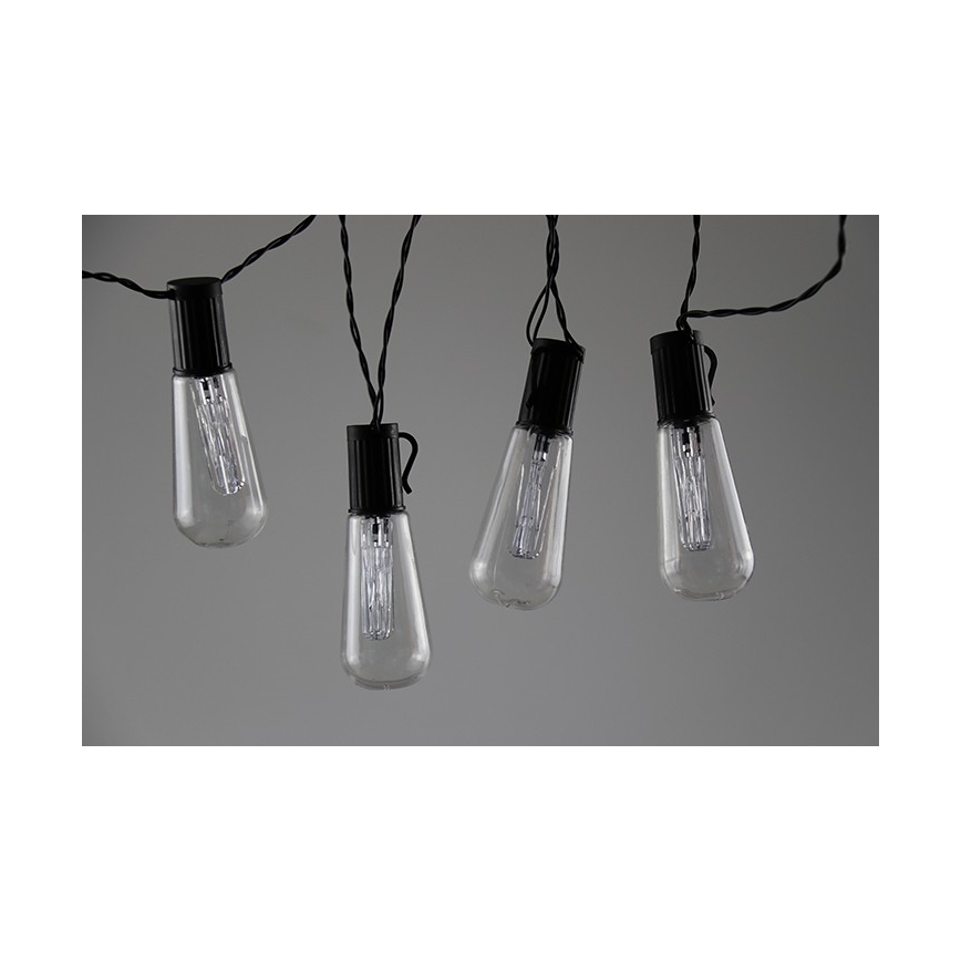 LED декоративна гирлянда EDISON 2,65 м 10xLED/2xAA