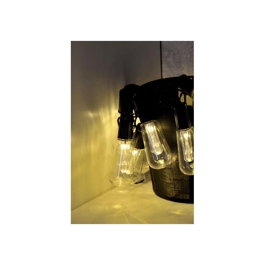 LED декоративна гирлянда EDISON 2,65 м 10xLED/2xAA