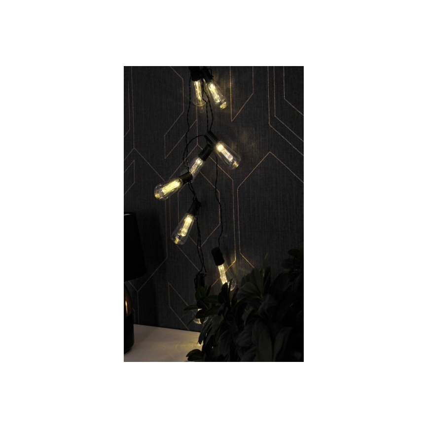 LED декоративна гирлянда EDISON 2,65 м 10xLED/2xAA