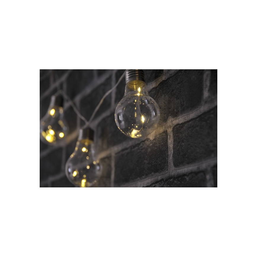 LED декоративна гирлянда SMOLDER 2,1 m 10xLED/2xAA