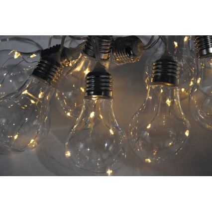 LED декоративна гирлянда SMOLDER 2,1 m 10xLED/2xAA