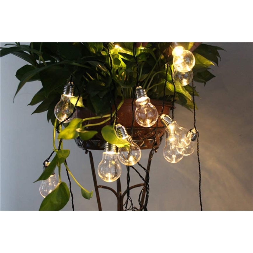 LED декоративна гирлянда SMOLDER 2,1 m 10xLED/2xAA