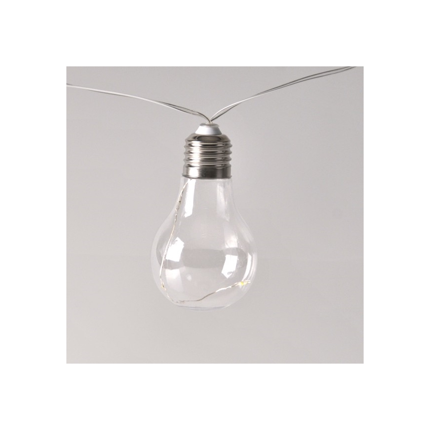 LED декоративна гирлянда SMOLDER 2,1 m 10xLED/2xAA