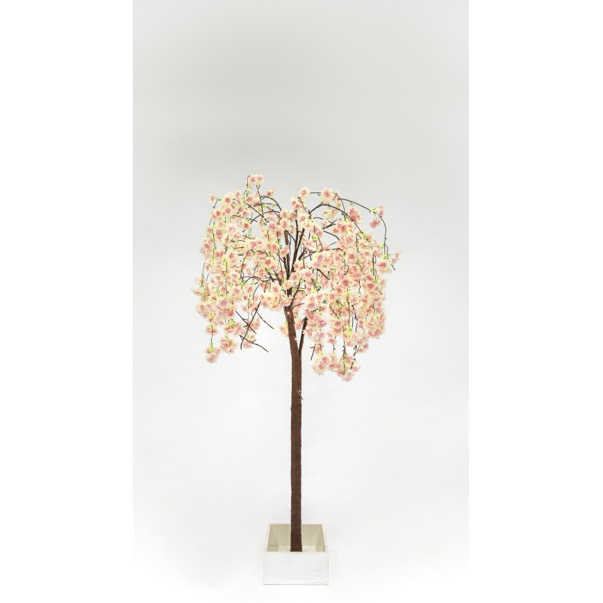 LED Декоративна изкуствена коледна елха CHERRY TREE 84xLED/230V 1,7 m череша