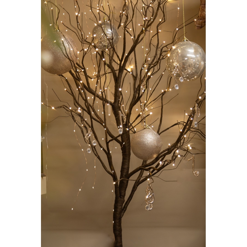 LED Декоративна изкуствена коледна елха TREE 180xLED/230V 1,8 m