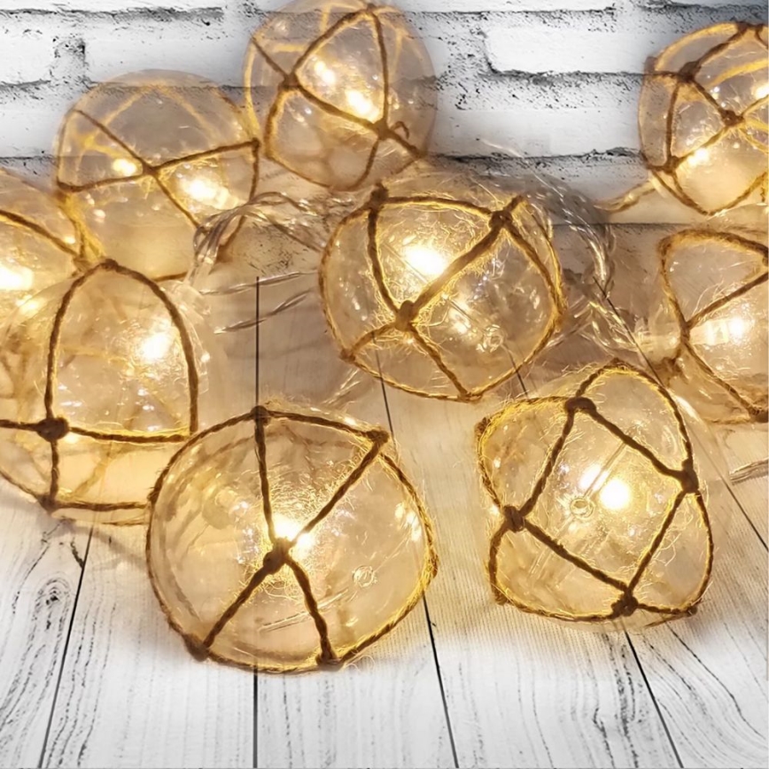 LED Декоративна лампа AHNE 10xLED/2xAA