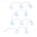 LED декоративна верига 10xLED/2xAA 1,8m студено бяло