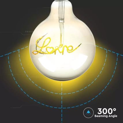 LED Декоративна крушка FILAMENT G125 E27/5W/230V 2200K