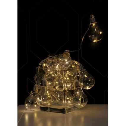 LED Декоративни лампички SMOLDER 5.3м 20xLED/2,7W/230V