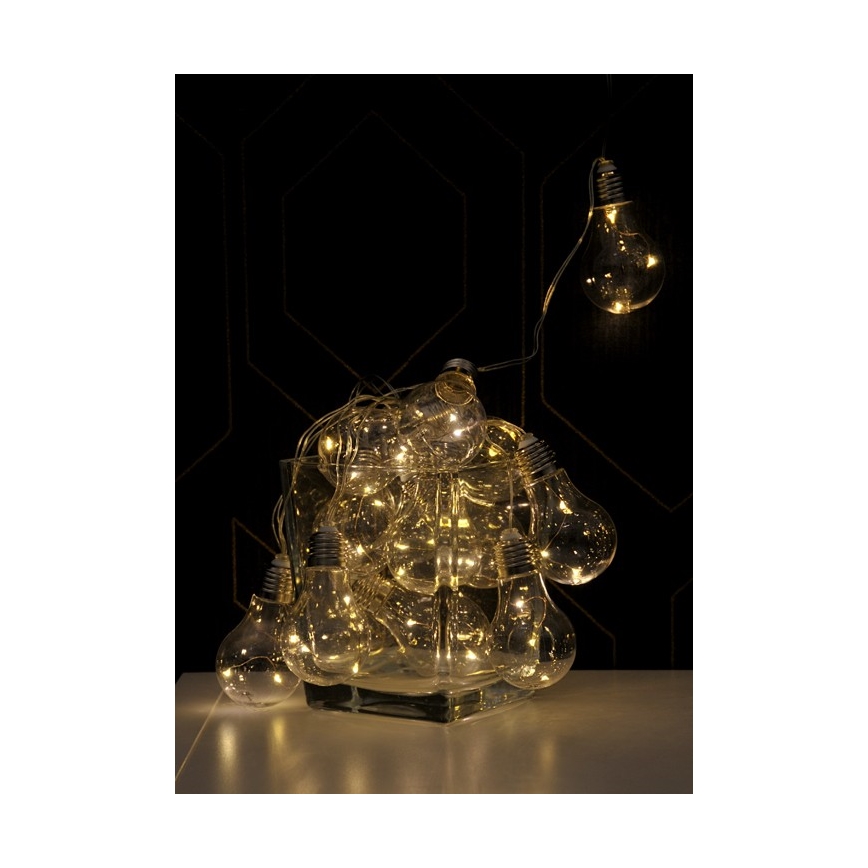 LED Декоративни лампички SMOLDER 5.3м 20xLED/2,7W/230V