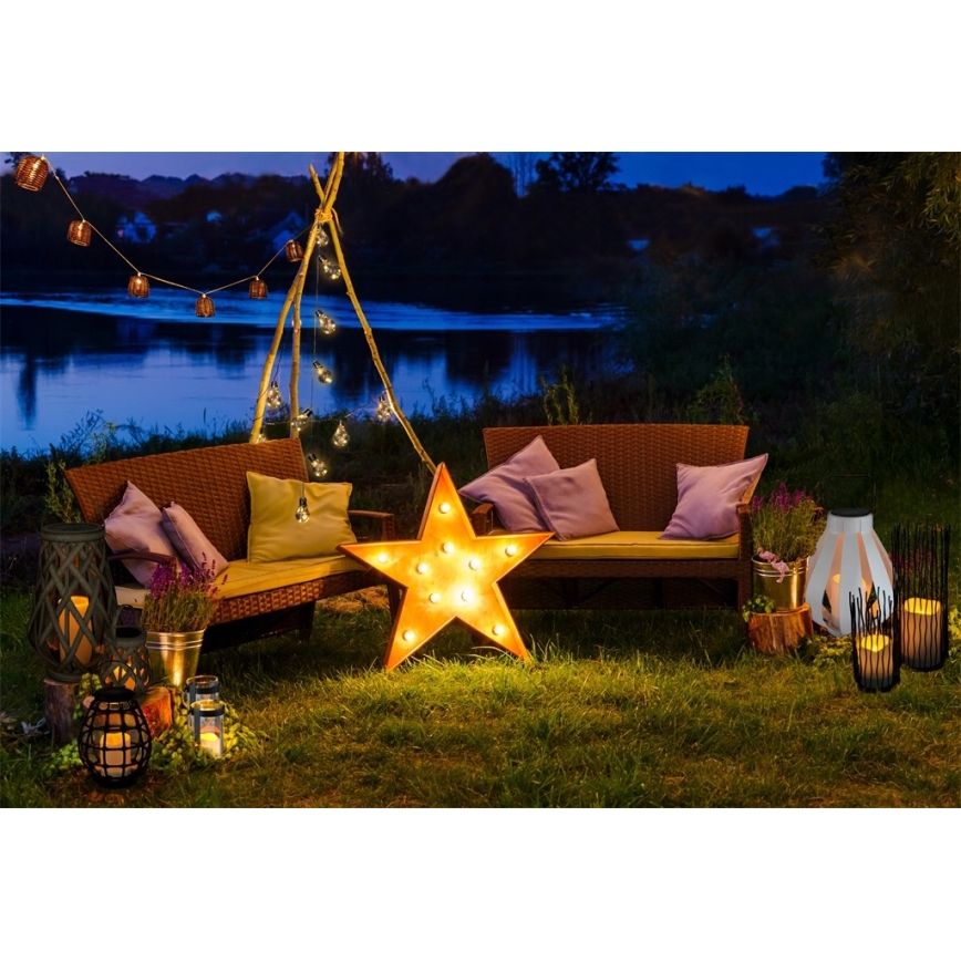 LED Декоративни лампички SMOLDER 5.3м 20xLED/2,7W/230V