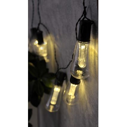 LED Декоративни лампички EDISON 2.65м 10xLED/2xAA
