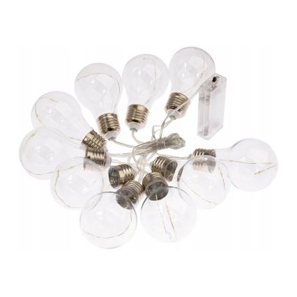 LED Декоративни лампички SMOLDER 2.1м 10xLED/2xAA