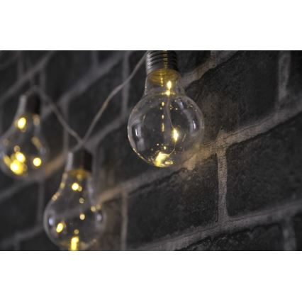 LED Декоративни лампички SMOLDER 2.1м 10xLED/2xAA